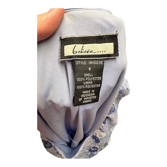 2-Piece Blue Floral Sweater & Dress Set Size 6 - Picture 7 of 7